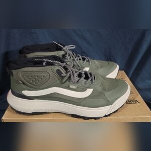 Vans MTE Crosspath Mid Shoes Grape Leaf Green Men Size 11 New No Box Top